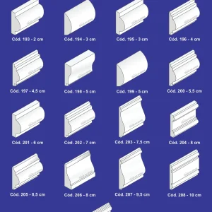 Molduras e cordões Decorados